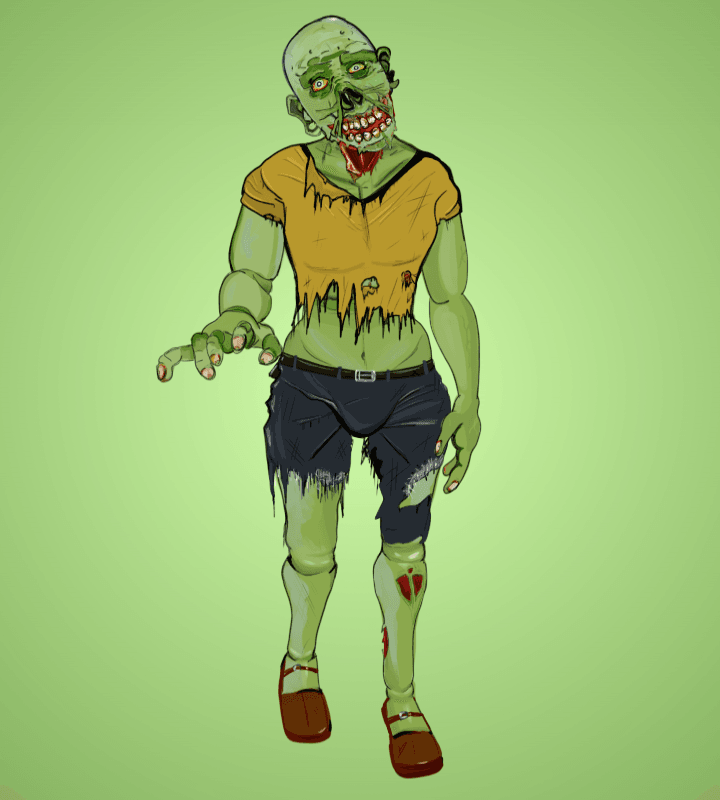 Green Zombie #18