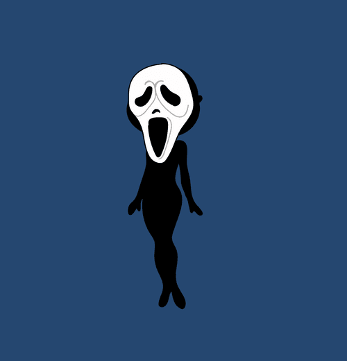 Masked Grizzy Gal (Blue Scream)