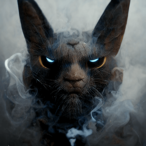 AI generated Very angry cat #2