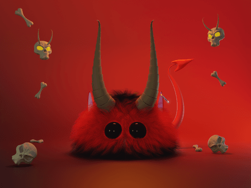 Fluffy Devil