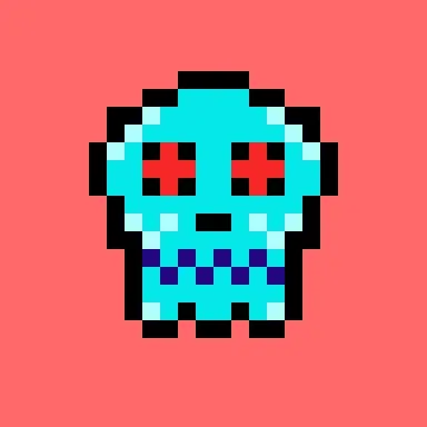 Kawaii SKULL #6973