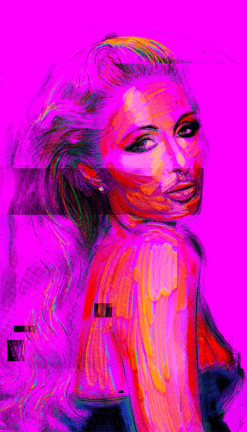Portrait of Paris with Effects