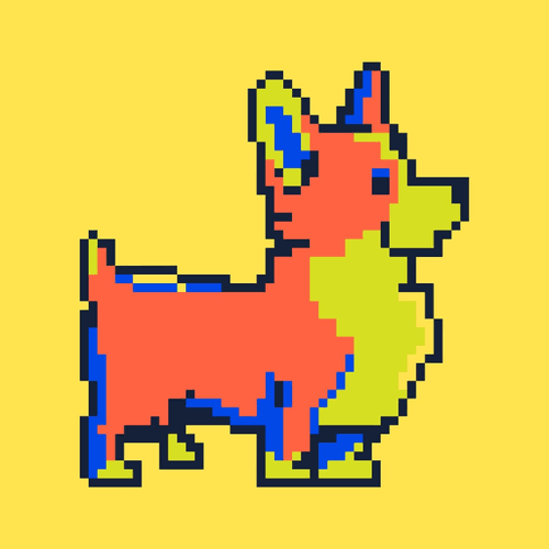 Cute Pixelated Corgi #4 pic image