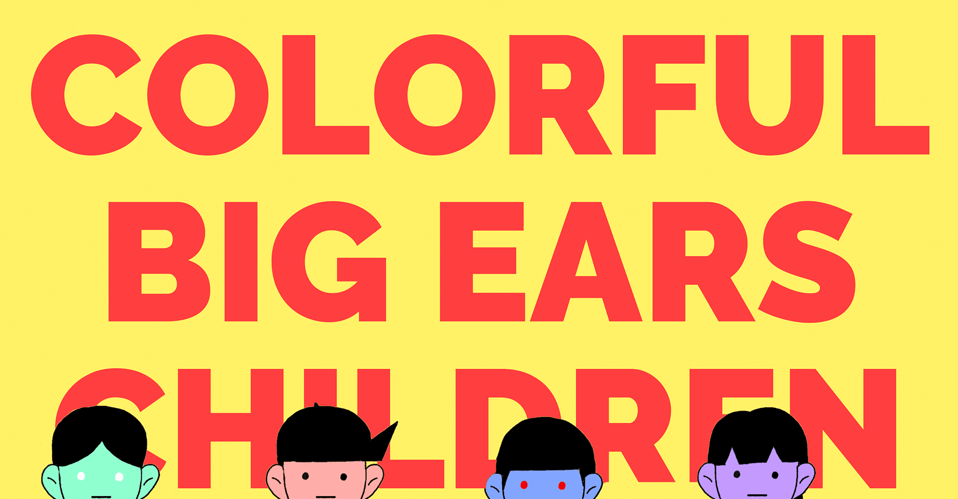 Colorful Big Ears Children