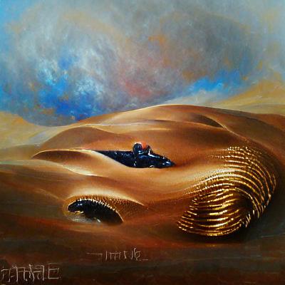 Dune AI Acrylic Art PhelanVoin s AI Acrylic Art OpenSea 