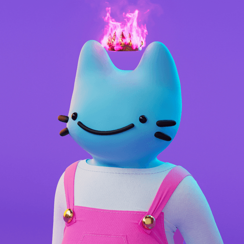 3D Cool Cat by Yuwa23