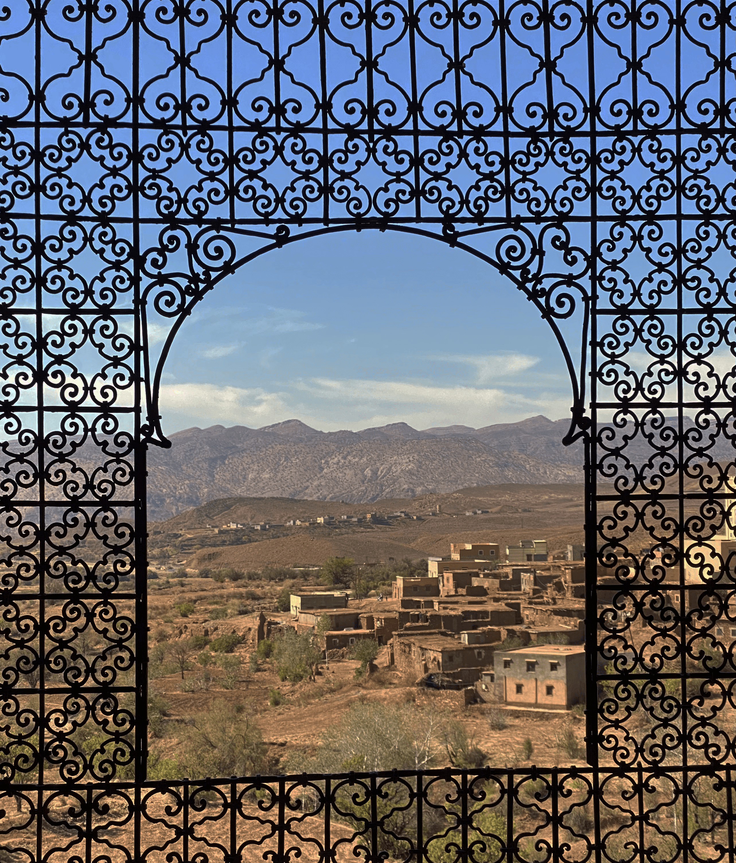 Morocco Kasbah Telouet Window to the Atlas Mountains