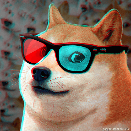 Anaglyph 3D Doge