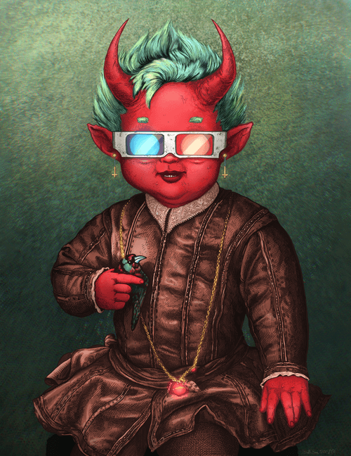 Red 3D - Deebie 2455 Derivative by JeffJag