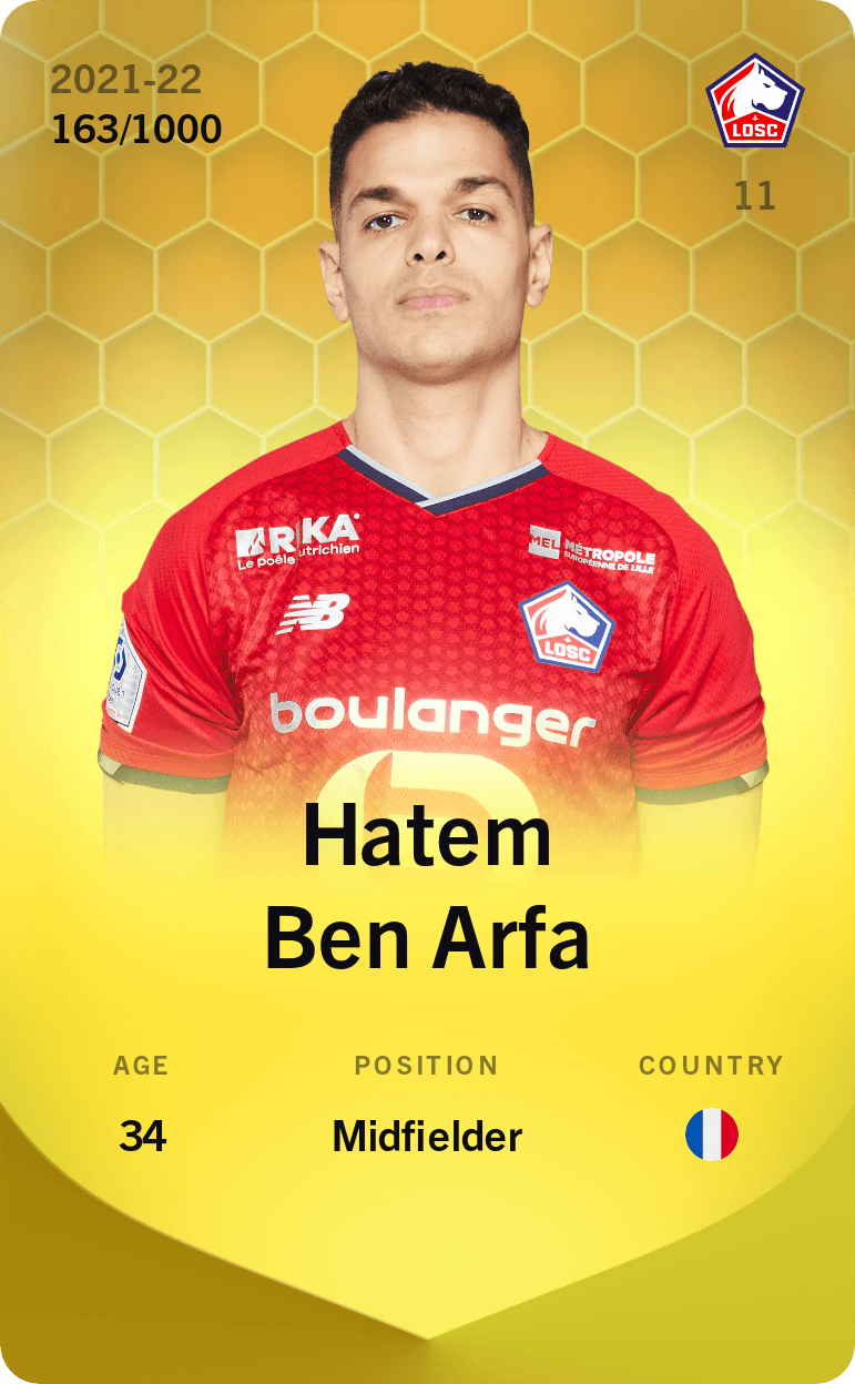 Hatem Ben Arfa 2021-22 • Limited 163/1000