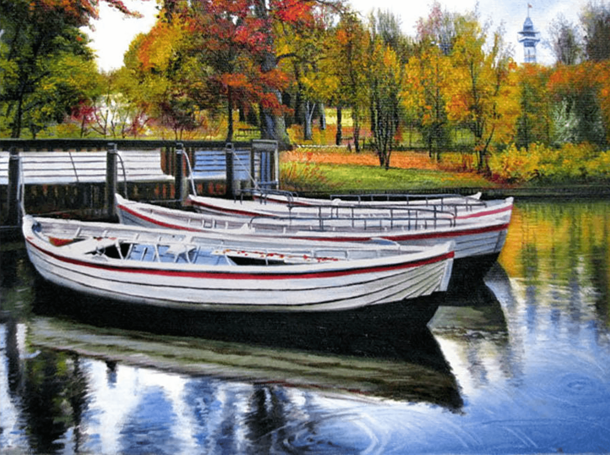 Autumn Boats