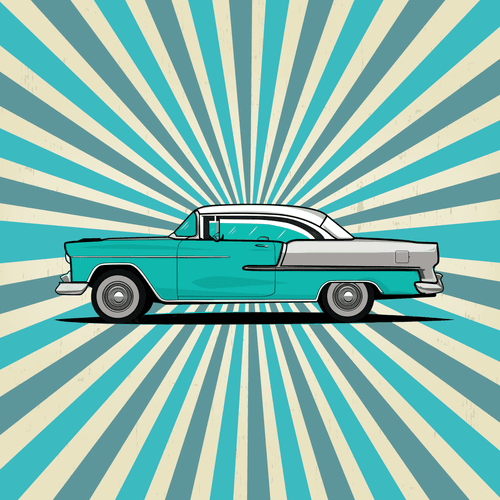 THERETRO #4 - CHEVROLET BEL AIR SPORT COUPE