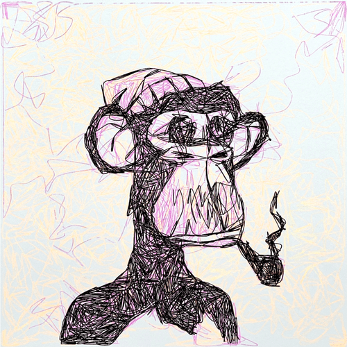 Drawn Ape #4148