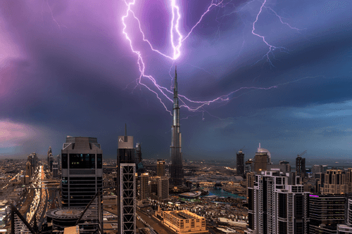 The Lightning Burj Khalifa