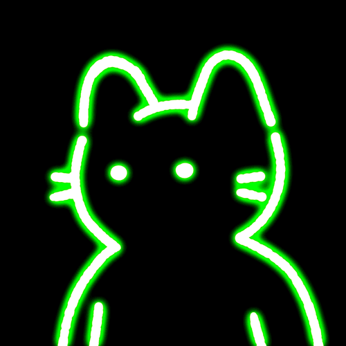 Neon Cat #207