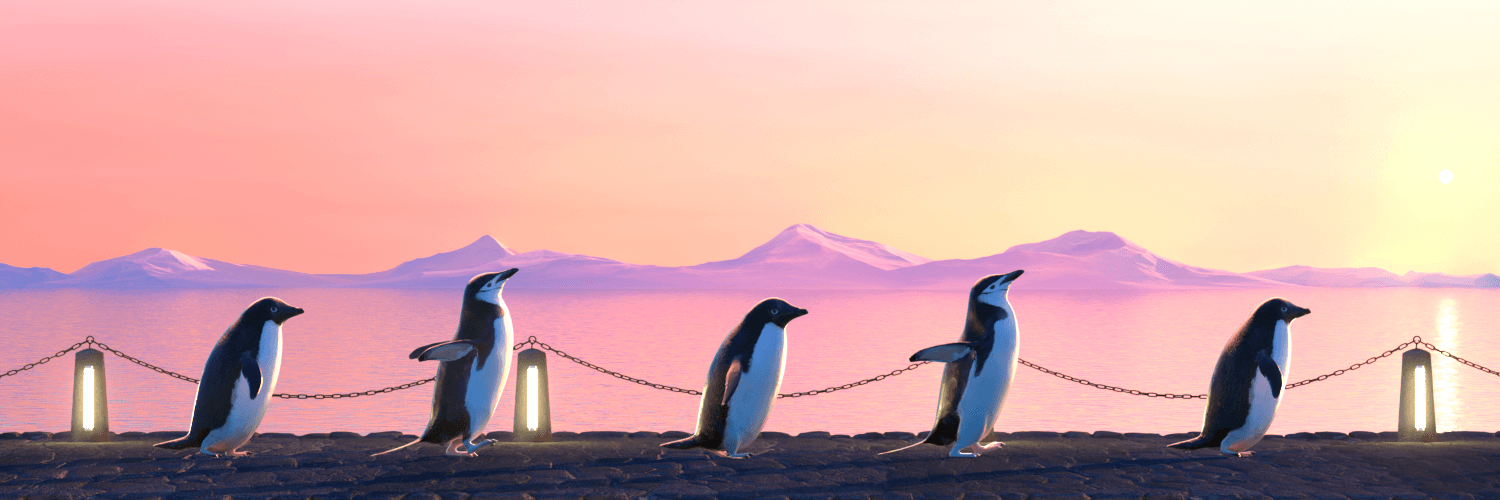 Five Penguins #2571