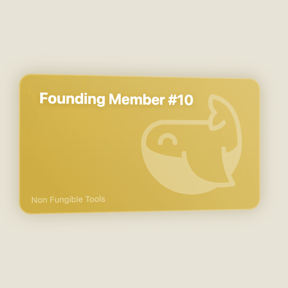 Founding Member #10