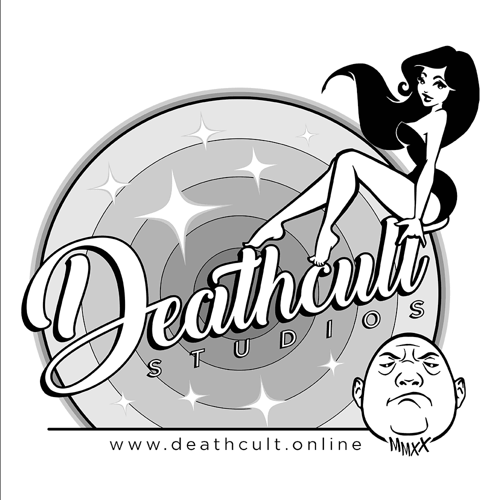 Deathcult Studios - B & W Pin Up Logo