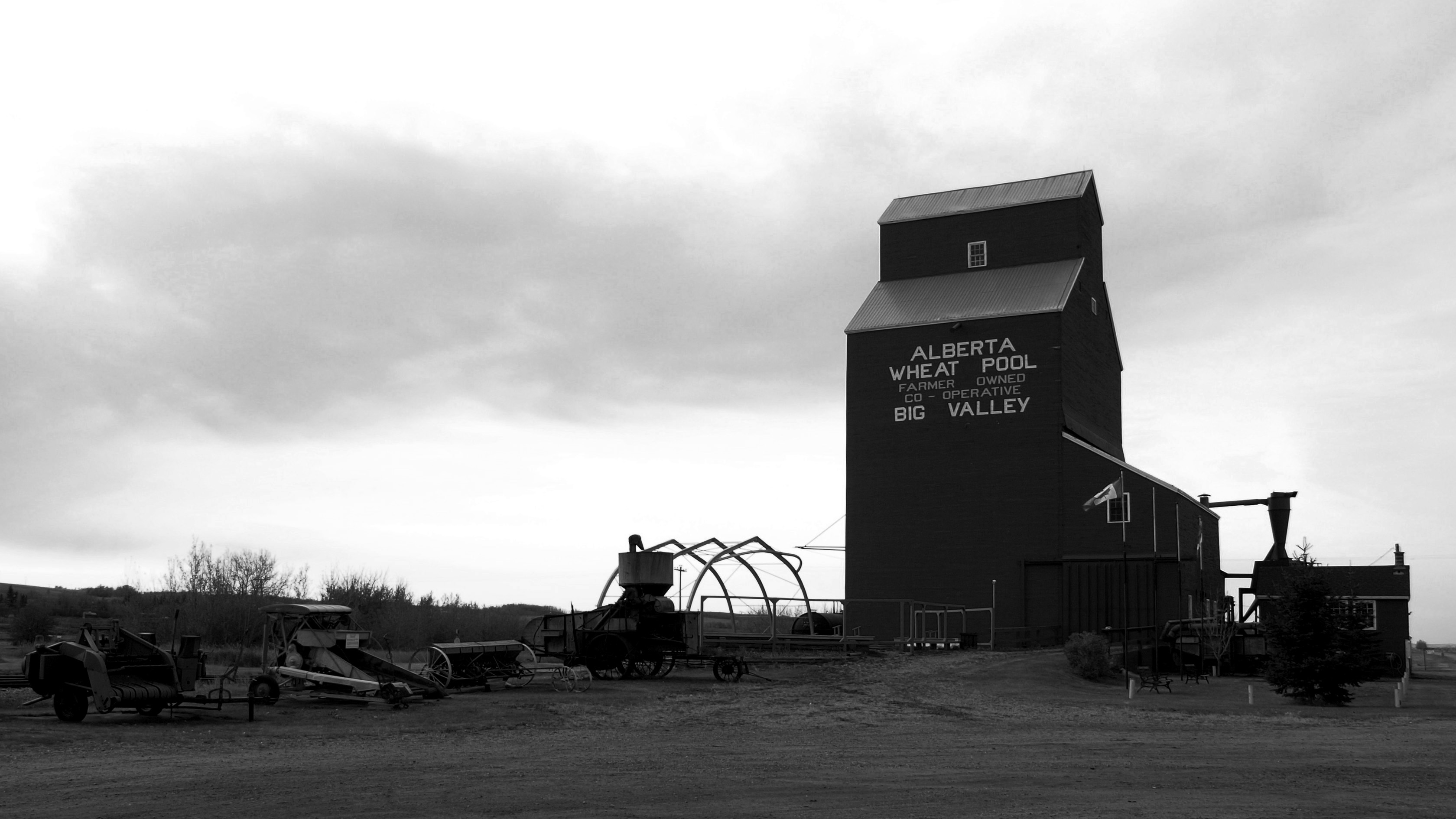 Big Valley Alberta Grain Elevator