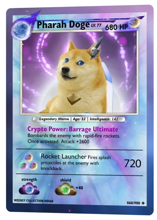 Pharah Doge (Overwatch) | #0068 Weensy Card Collection