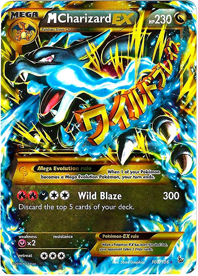 Mega-Charizard-EX (108) - XY Flashfire - Holo - Yugioh and Pokemon 