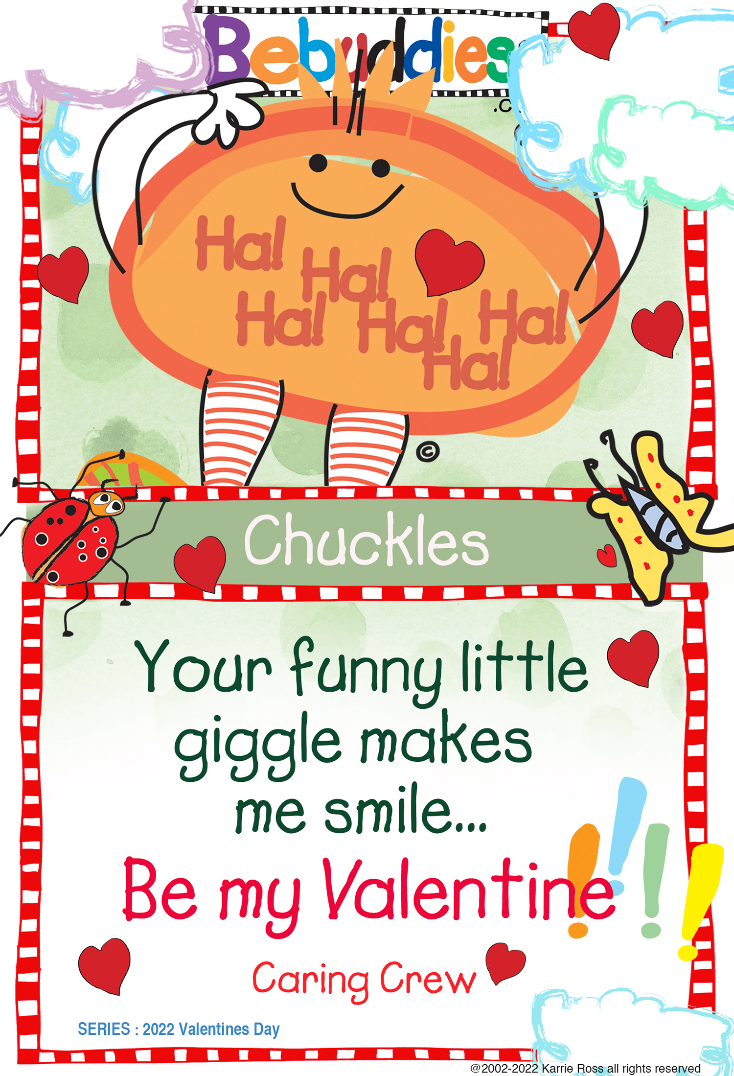 Bebuddies Holidays: Valentines Day by Karrie Ross :  Chuckles