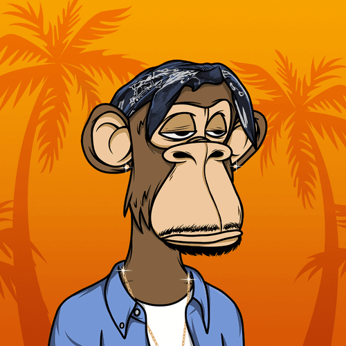 Animated Bored Ape [ Tupac Shakur ]