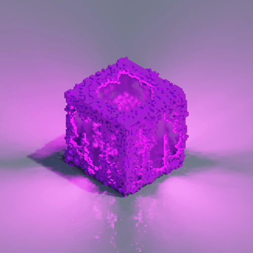 VoxCube gamma Purple-Purple