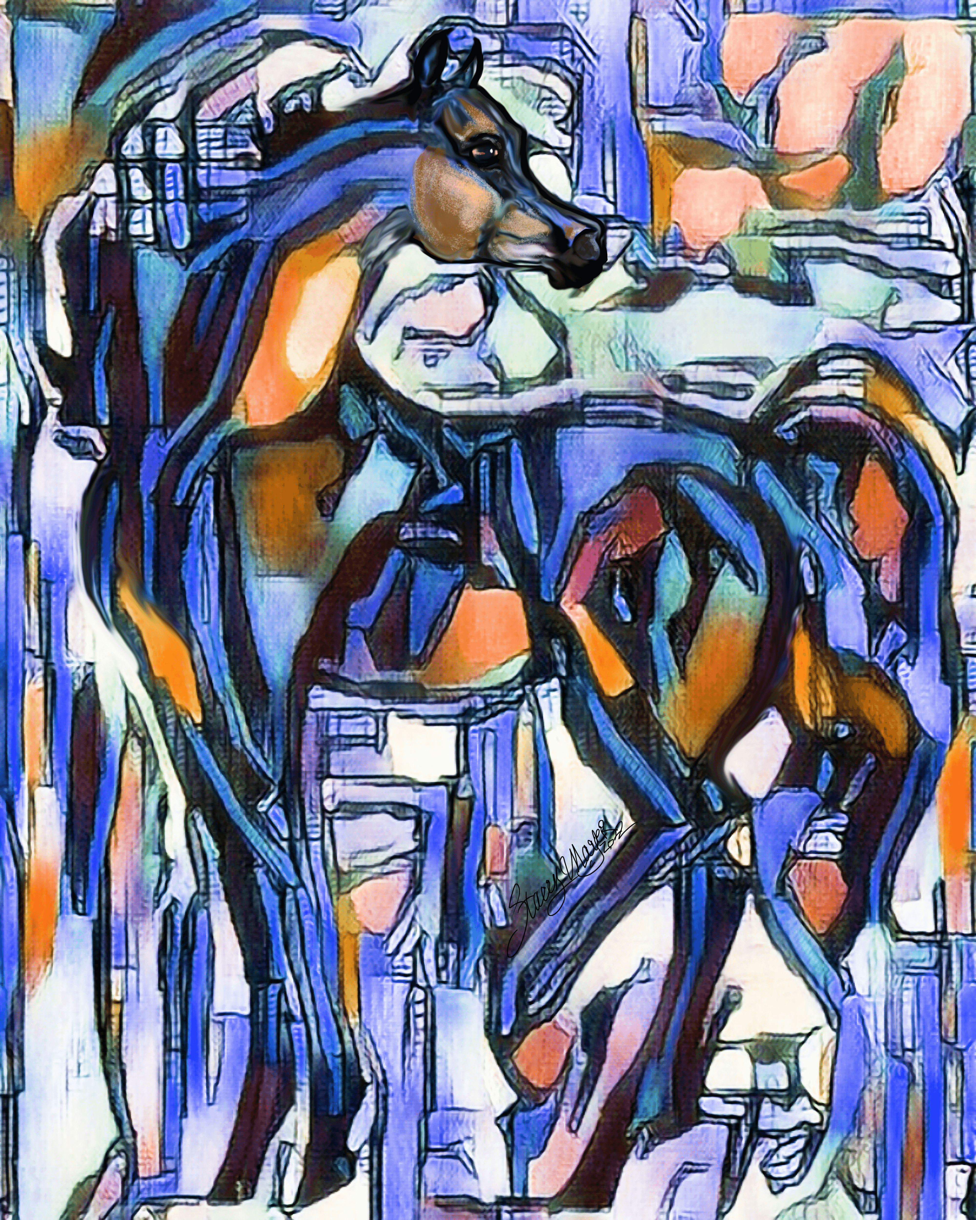 Albuquerque Abstract Horse 01