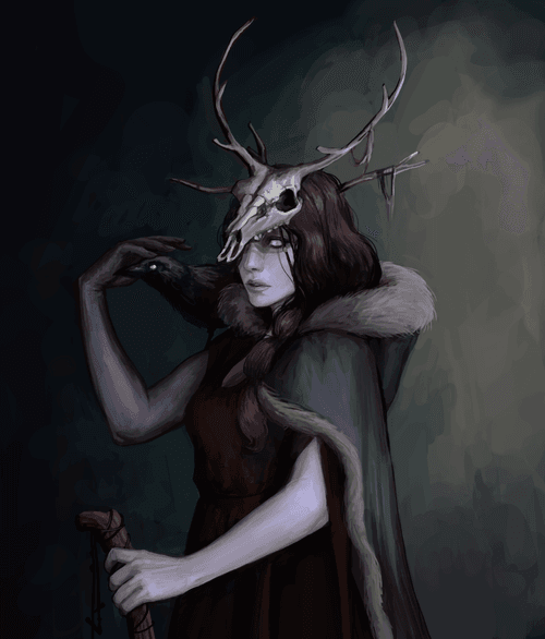 Dark seeress