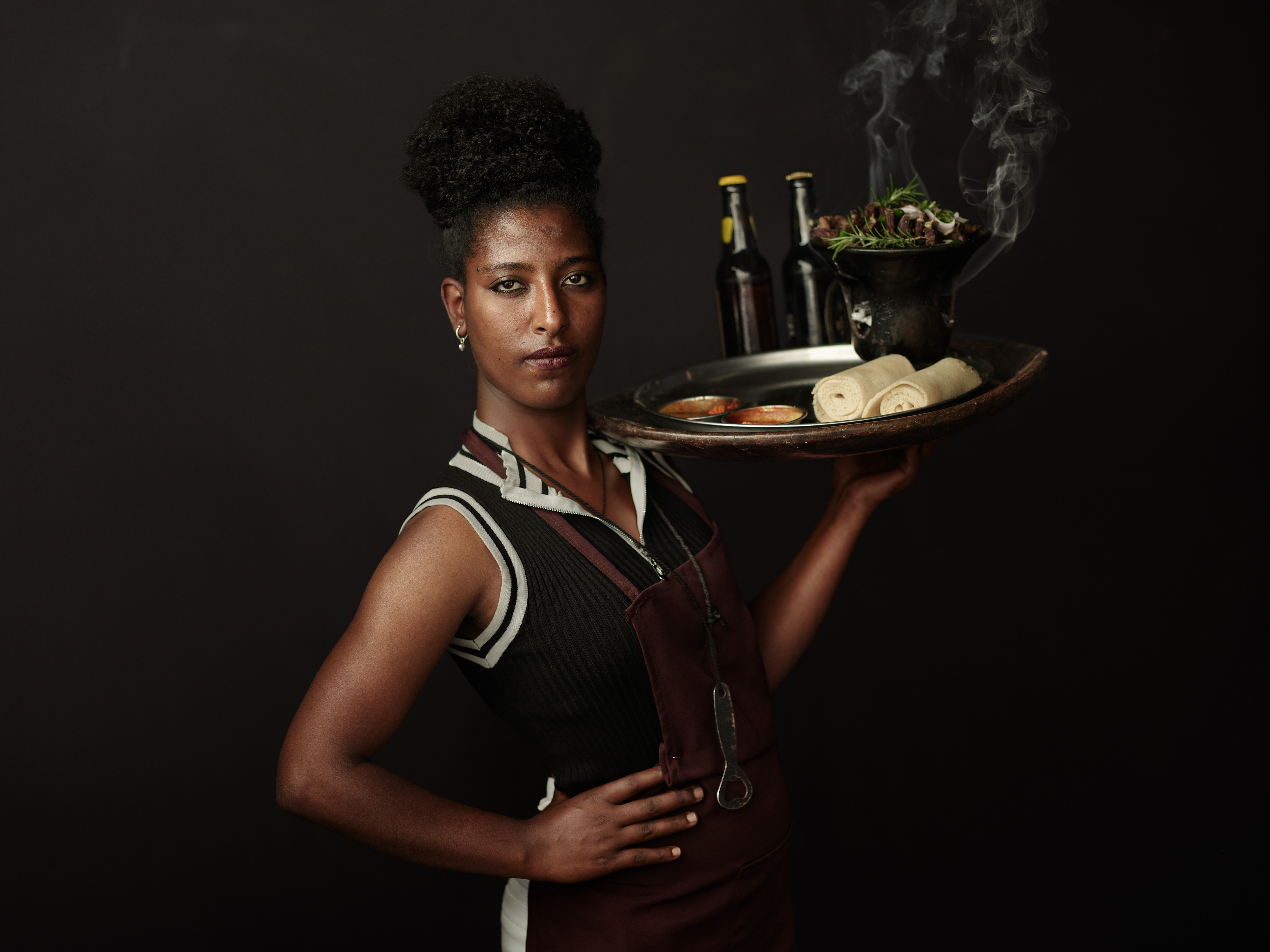 Ethiopia - Portraits - Portrait of Aster, a waitress