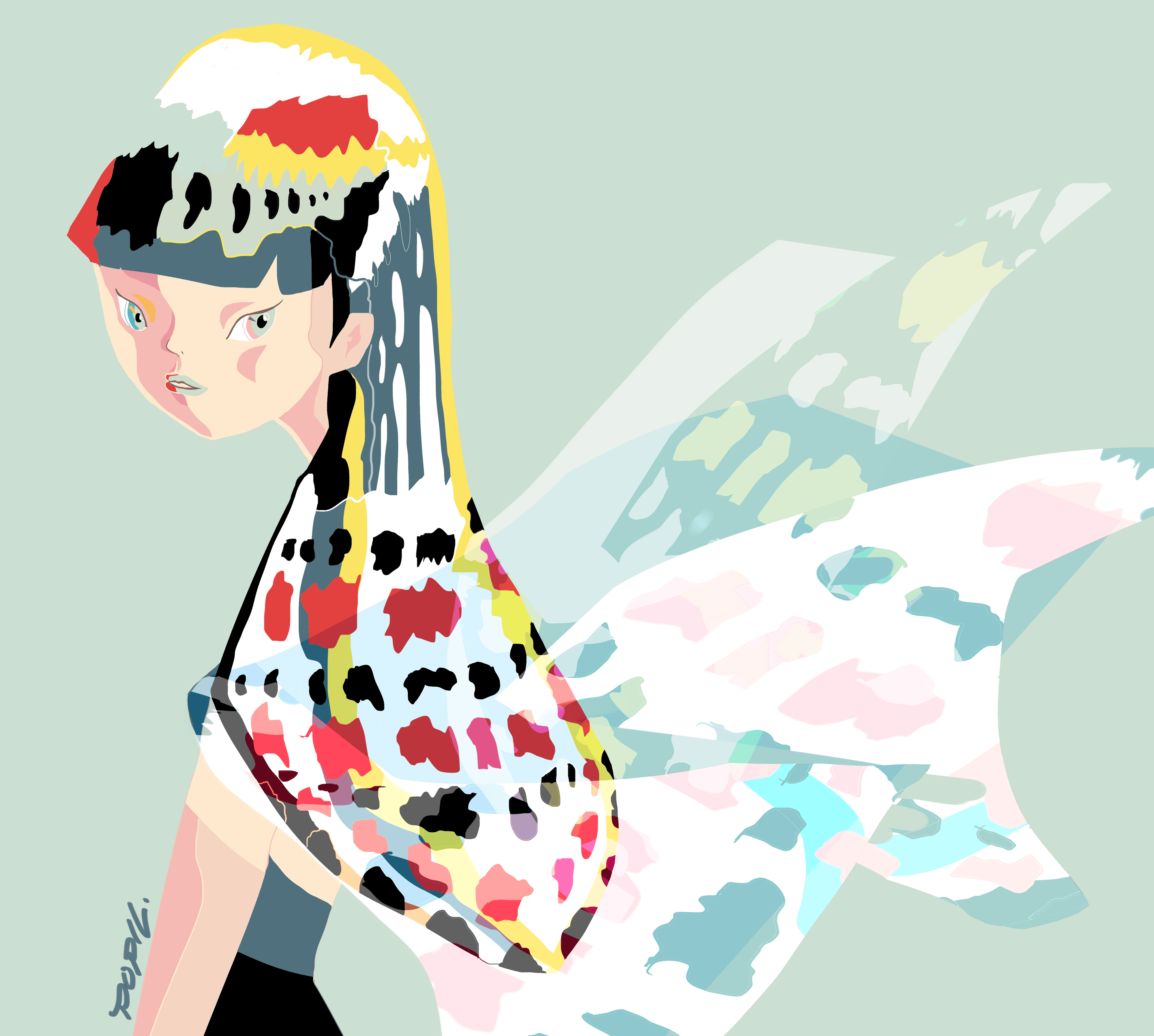 Moth girl #01