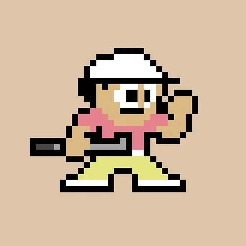 8bit Tee Time Golfer 360