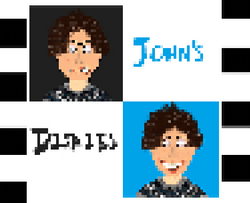 John's Diaries in pixels