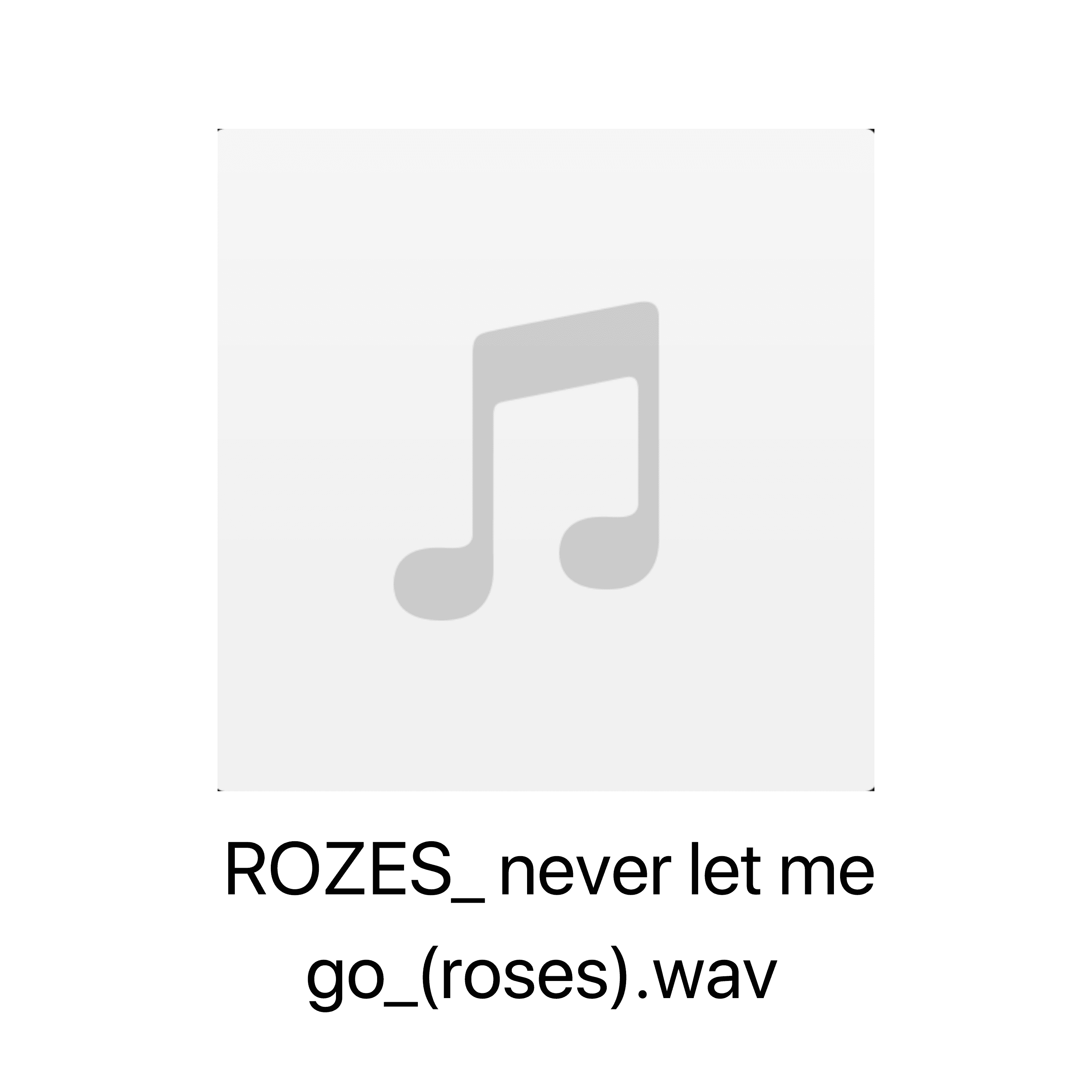 ROZES - Never Let Me Go