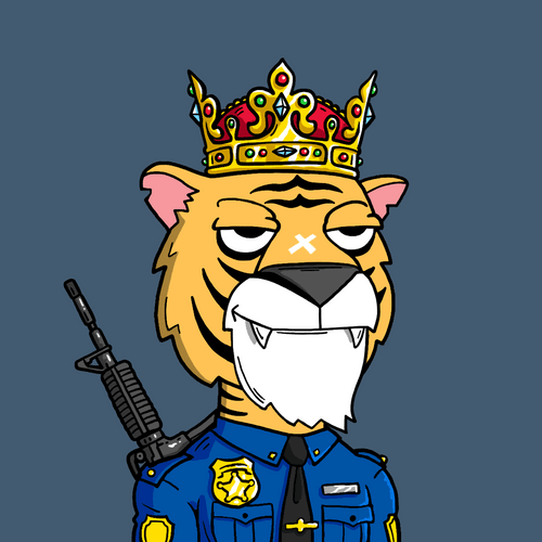 Grouchy Tiger Social Club #1833