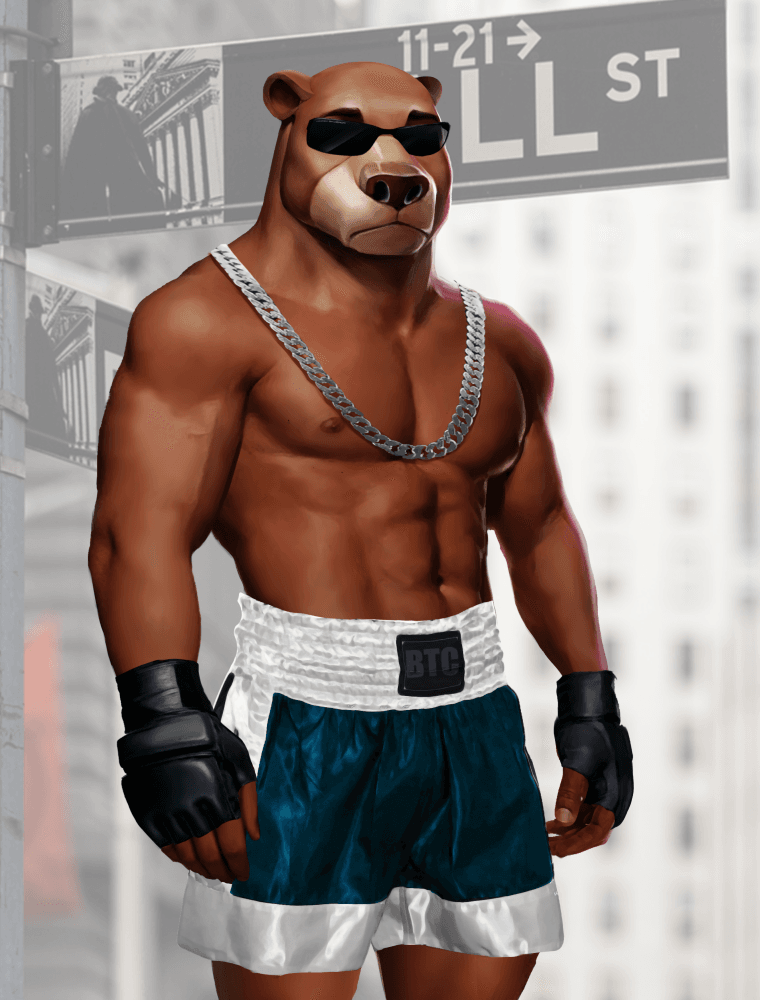 Wall Street Avatar Fighter Bear #134