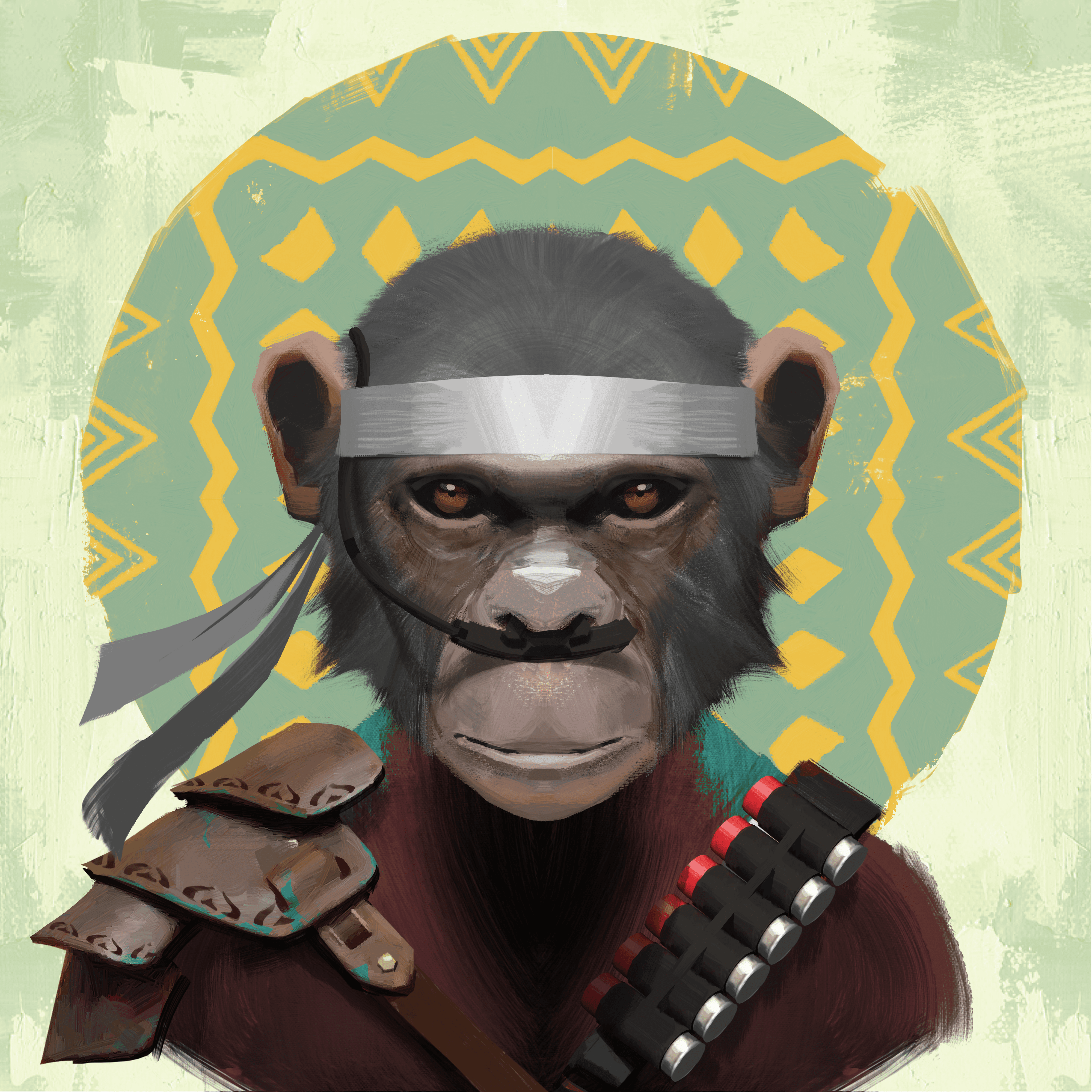 Angry Ape Army Valkyrie #4236