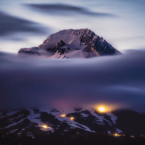 Oregon by Light of Night