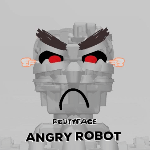 Angry Robot Pouts