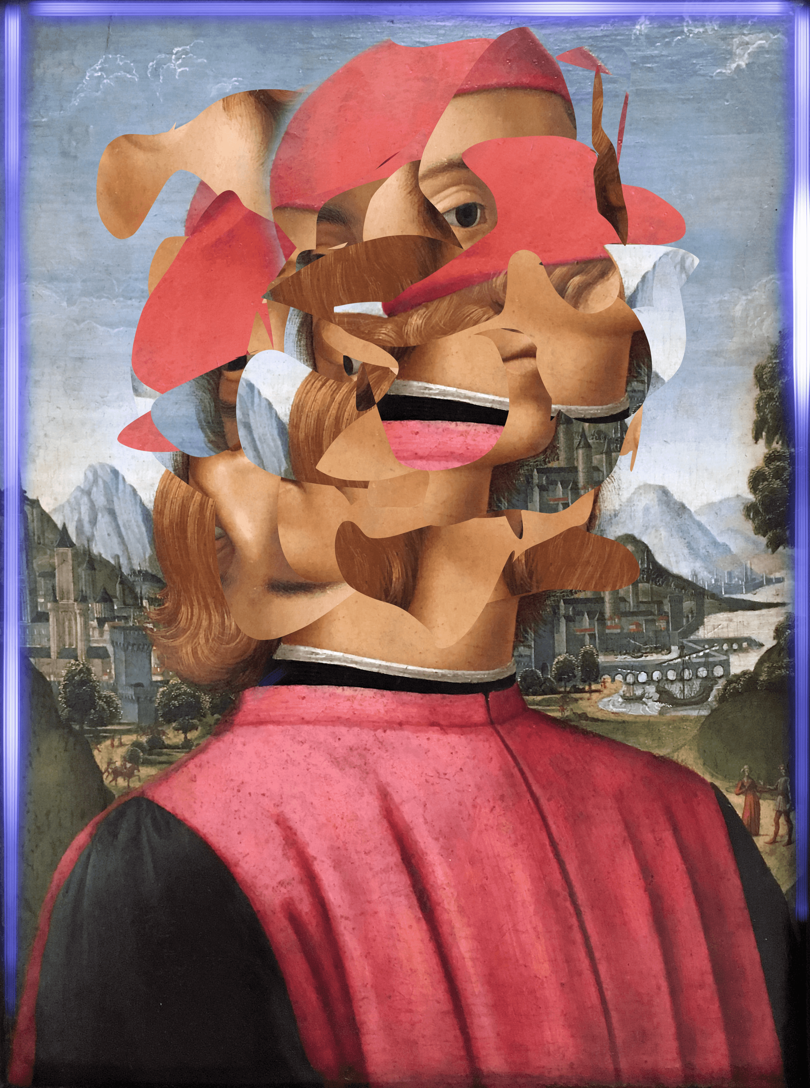 David Ghirlandaio, Bildnis eines Jungen Mannes in Dreiviertelansicht