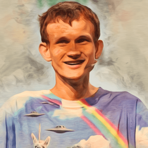 Oil Painting #98 Vitalik Buterin