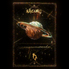 Saturn Stardust Card