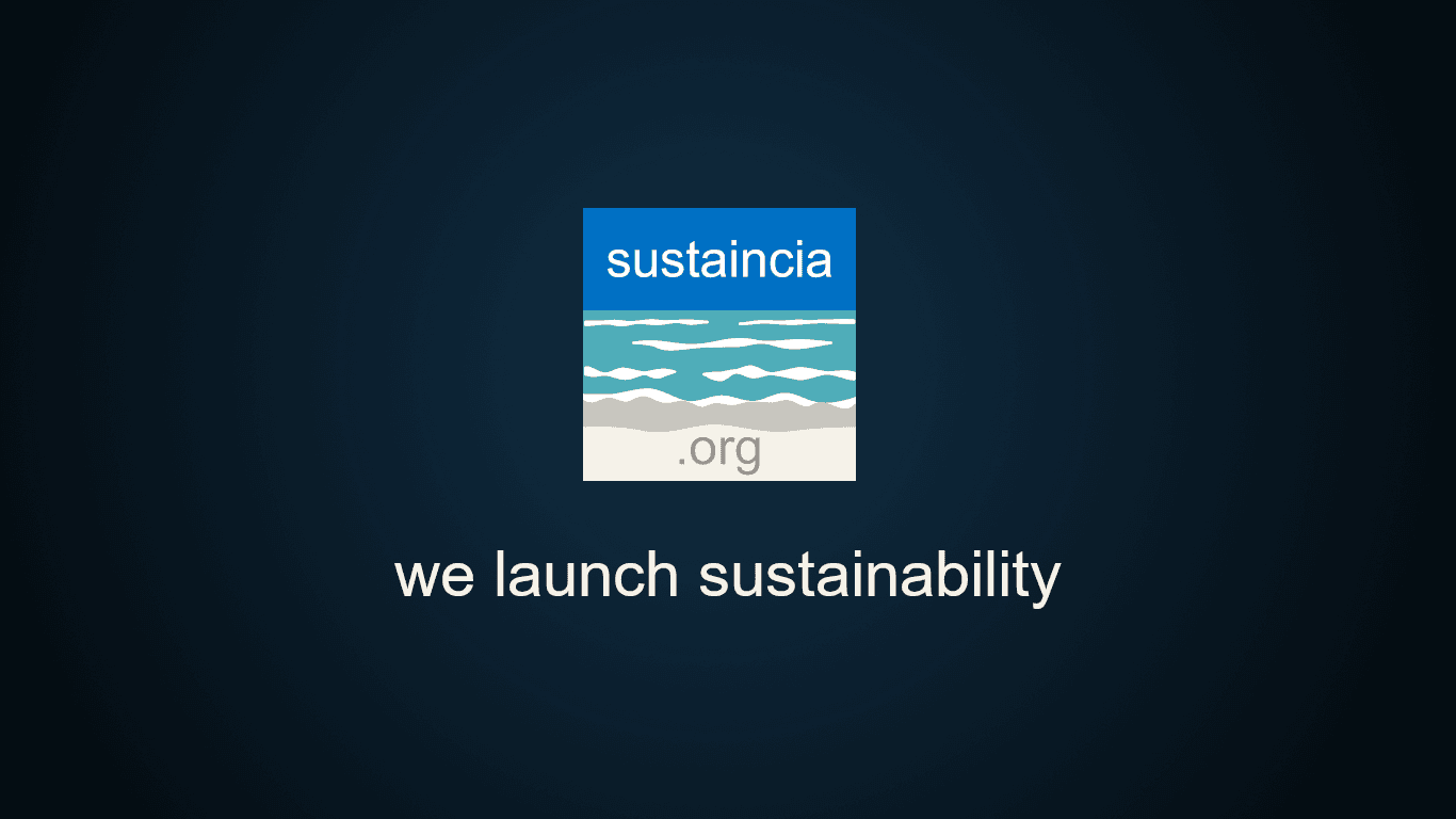 At sustaincia we launch sustainability