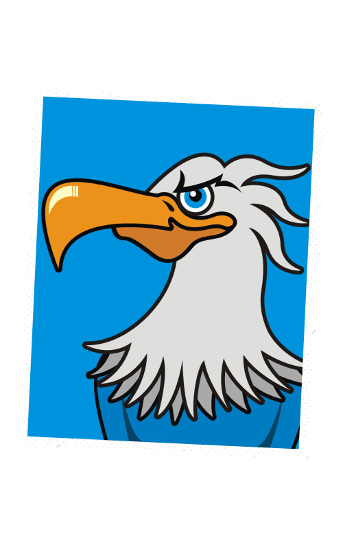 Frajder Stamp #0001 Crypto Eagle
