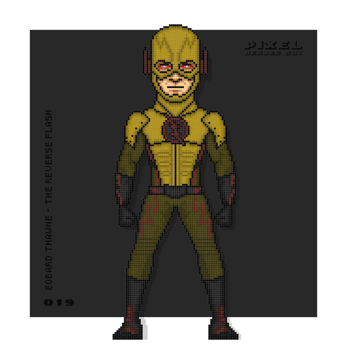 PixelHeroes S01 #019 / Edition 2 of 4 / The Reverse Flash