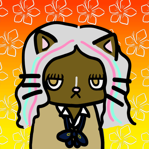 moody cats #4 "ganguro gal"