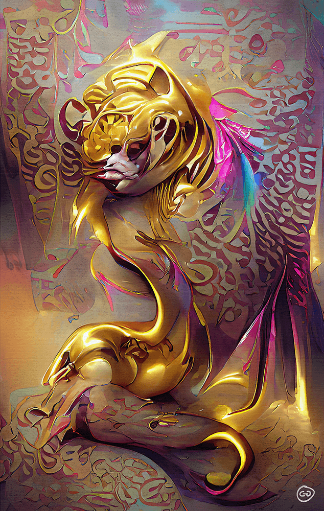 Golden Phantasmagoric Tiger