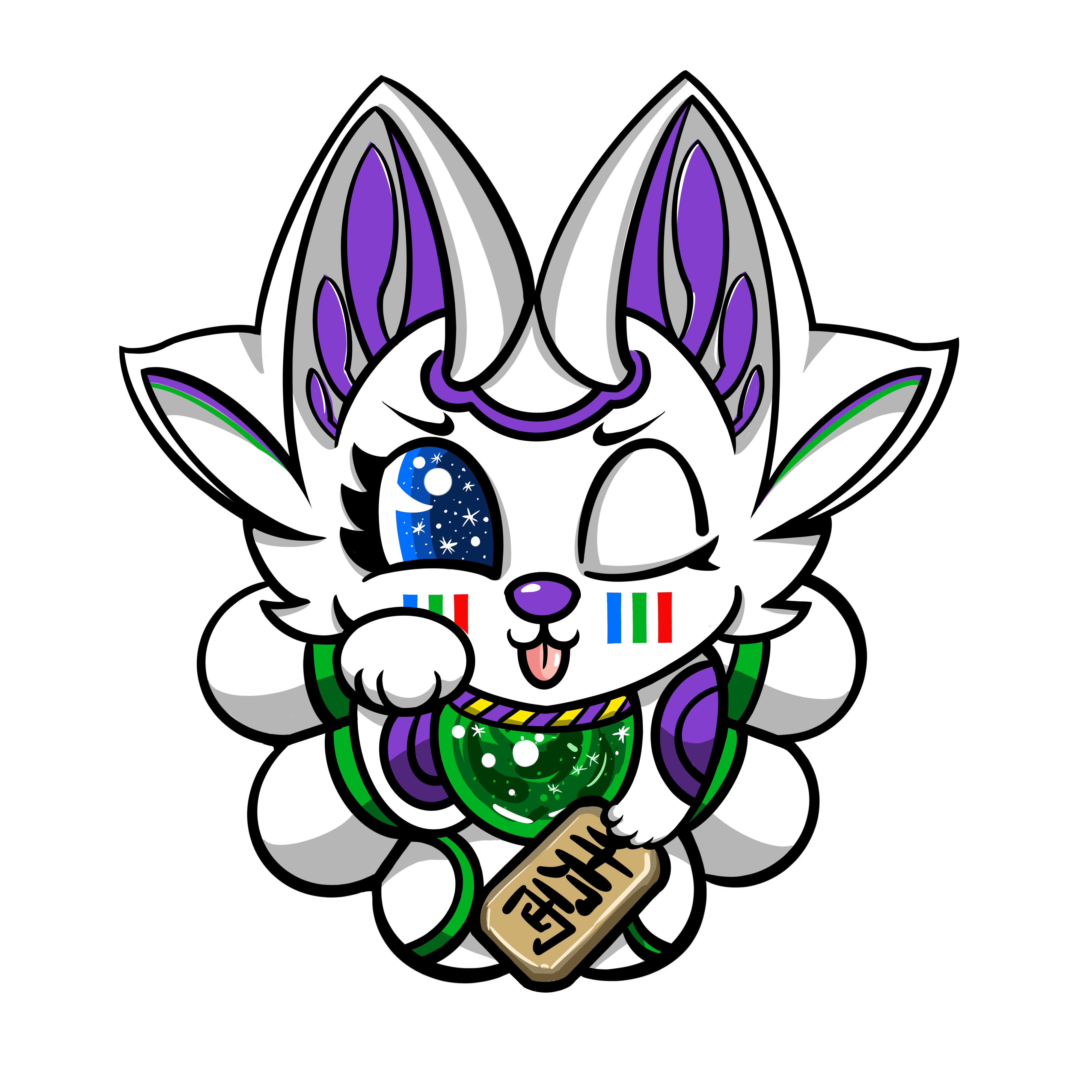 9 Tails Lucky Cat - 017