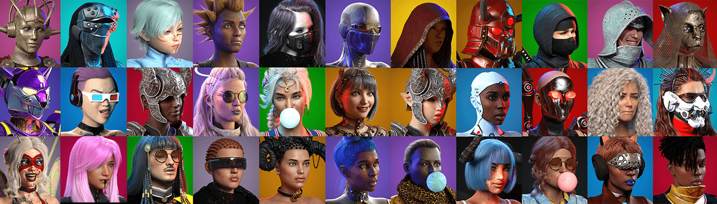 Non-Fungible People by Daz 3D